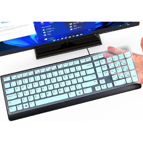 Keyboard Cover Skin for Lenovo Wireless Keyboard 4X30M39458 4X30T25785 & Lenovo 510 Wireless Keyboard GX30N81775, Lenovo Keyboard Accessories Skin, Mint