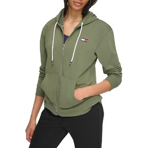 Tommy Hilfiger Women's French Terry Relaxed Fit Full Zip Hoodie