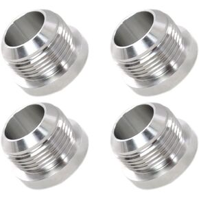 An16, 16 An Male Billet 6061t6 Aluminum Weld On Fitting Bung (4pcs)