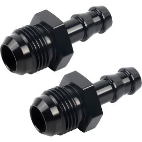 EVIL ENERGY 8AN Male to 3/8" Barb Hose Fitting Straight Swivel 2PCS