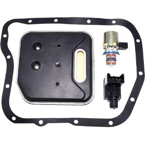Transmission Governor Pressure Sensor Solenoid Transducer w/Filter Gasket Kit A500 A518 A618 46RE 47RE 48RE Compatible with Dodge Dakota Durango Ram 1500 2500 3500 Jeep Grand Cherokee 4617210