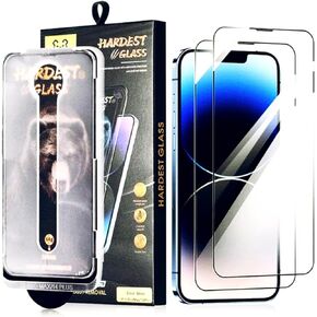 #M4U HD Clear Tempered Glass Screen Protector Compatible with iPhone 14