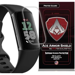 ACE ARMOR SHIELD Premium Screen Protectors for the Fitbit Charge 6 and Charge 5 (CHARGE 6 / CHARGE 5)