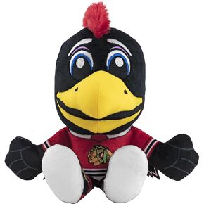 Bleacher Creatures Chicago Blackhawks Tommyhawk 8" Kuricha Mascot Sitting Plush - Soft Chibi Inspired Mascot