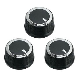 Unifizz 3pcs Car AC Temperature Control Knob 84141127 Fit for Chevrolet Express 2008-2021, Fit for GMC Savana 2008-2017 84793085