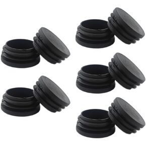 10PCS Round Plastic Plug,ULIFESTAR Pipe Tubing End Cap, Round Plastic Tubing Plug,Durable Chair Glide for Chair Table Stool and Furniture Leg,Pipe,Plastic Hole Plug,Tube Pipe Hole Diameter 42mm/1.65''