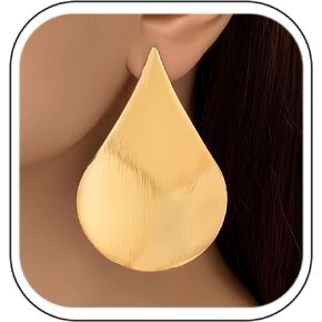 Statement Earrings for Women Chunky Gold Earring Hypoallergenic Big Geometri Drop Earrings Punk Drop Dangle Earring Fashion Gifts Jewelry