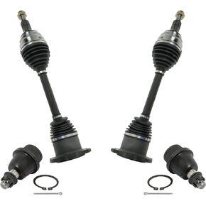 TRQ Lower Ball Joints CV Axles Fits 07-16 Avalanche Silverado Suburban Tahoe