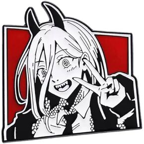 Chainsaw Man Power Anime Manga 1.9" Enamel Pin Badge
