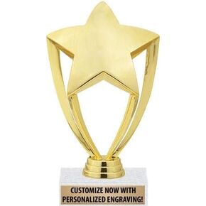 6.75" Custom Star Player Trophies - Star Recognition Trophy Awards Prime