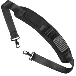 Luggage Duffel Bag Shoulder Pad Laptop Adjustable Shoulder Strap for Duffel Bag Strap Computer Bags Case (Black)
