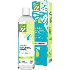 Only Natural Pet Pure and Clean Deodorizing Shampoo for Dogs - pH Balanced Dog Shampoo, Eucalyptus & Rosemary Scent - 12 fl oz Bottle