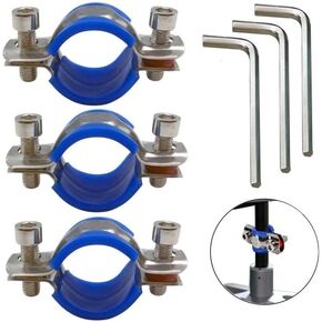 3 Pack Fix Sinking Office Chair,Office Chair Saver for Stop Sinking, Stainless Steel Adjustable Height Chair Saver Kit,with Allen Wrench
