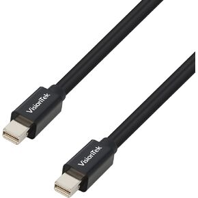VisionTek Mini DisplayPort to Mini DisplayPort (M/M) 6ft Cable - for Microsoft Surface Pro 3/4, Laptop, Desktop Graphics & More (901213)