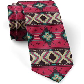 ( Ethnic Native Southwest ) Fashion Novelty Necktie, Conversation Neckwear Ties Great for Party and Events