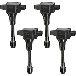 حزمة ملف الإشعال UF549 متوافقة مع نيسان ألتيما سنترا كيوب روج فيرسا NV200 باثفايندر بديلة لإنفينيتي FX50 M56 QX60 QX70 C1696 UF-549 5C1753، مجموعة من 4 in Kuwait