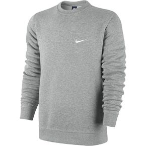 NIKE Club Swoosh Crew Men's Sweat Shirt Black/White 611467-010