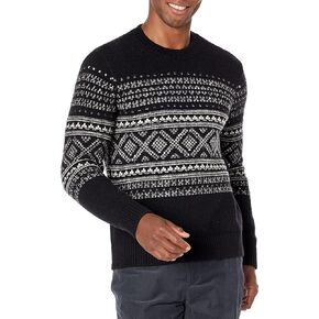 Club Monaco Men's Fair Isle Crew Sweater