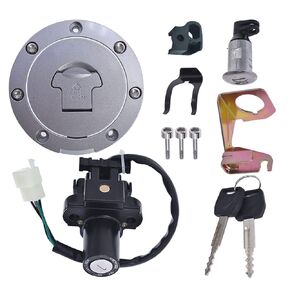 LABLT Motorcycle Ignition Switch Lock Fuel Gas Cap Seat Lock Key Set Replacement for Honda CBR600F4/F4i CBR600RR CBR1100XX VTR1000 CBR954RR CBR1000RR CBR900RR CBR929RR VFR800 NT650 NT700V
