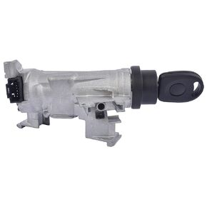 Ignition Starter Switch Steering Lock Cylinder with Key Replacement for 2003-2013 VW Golf Jetta MK5 Audi A3 TT R8 1K0905851B 1K0905865 GELUOXI