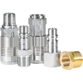 (S-224) طقم وصلة توصيل وقابس ومخفض لخرطوم الهواء على طراز G – 5 قطع in Kuwait