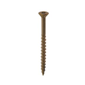 Nuvo Iron #8 Screw, 3", Torx Head, Brown, 860 Count
