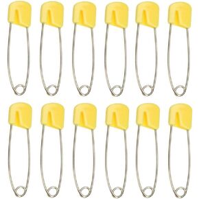 LEFV™ Diaper Pins 2.1inch Cloth Nappy Safety Pins,Pack of 100 (Purple)