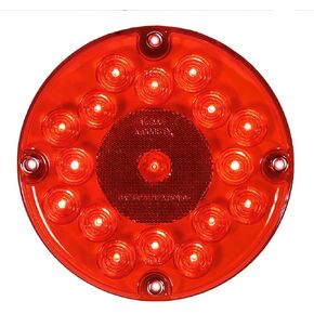 Maxxima M90450 White 7" Round Bus LED Backup Light