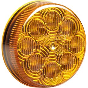 Maxxima M16280Y Amber 2-1/2" Round LED Clearance Marker Light