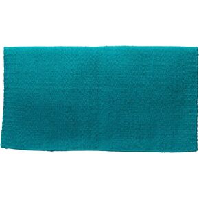 Weaver Leather 35-1640-TU 100% New Zealand Wool Saddle Blanket, Turquoise