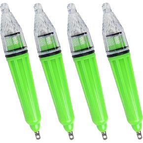 FUSIGO Underwater Fishing Light LED Deep Drop Fishing Light Waterproof Blinking Light Attractants Fishing Lamp Tools for Attracting Bait Lures 4.7in 6.7in
