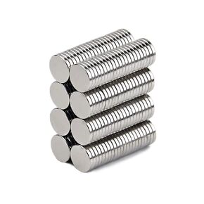 Thin 6x1mm Round Disc Magnets - Miniature Holder Sticker Magnetic Fastener Craft Scrapbooking Tool Circular Slim Magnet Disk (100 Pack)