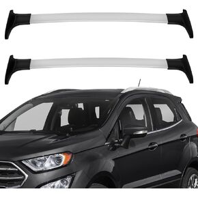 OCPTY Roof Rack Crossbars Fit for Ford EcoSport 2013-2015 2017-2019 Cargo Bars for Cargo Carrier Bag Luggage Kayak Canoe Bike Snowboard Skiboard
