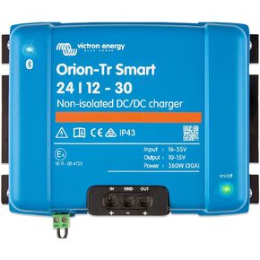 Victron Energy Orion-Tr Smart 24/12-Volt 30 amp 360-Watt DC-DC Charger Non-Isolated (Bluetooth)