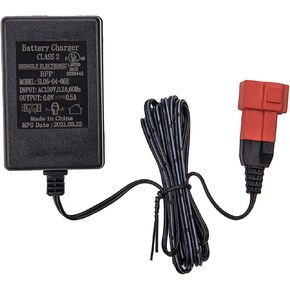 6.0V0.5A Children's Car Charger, SL06-04-06E 6V Electric Car Riding Toy Battery Power Adapter Square Plug