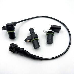 مجموعة من 2 عمود الحدبات للمحرك و1 مستشعر موضع العمود المرفقي لـ B-M-W 325Ci 2001-2005 12141709616 12141438082 12147539165 in Kuwait