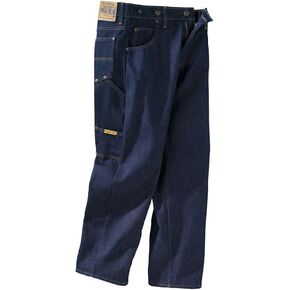 Prison Blues Men's Work Jeans (7 Pocket) with Suspender Buttons