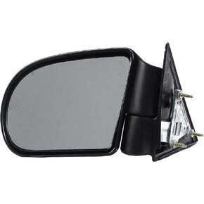 Dorman 955-066 Driver Side Manual Door Mirror - Folding Compatible with Select Chevrolet / GMC Models, Black