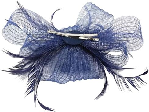 Women Fascinators Hair Clip Headwear Hat Feather Flower Cocktail Tea Party Hat Wedding Hairpin Headband in Saudi Arabia