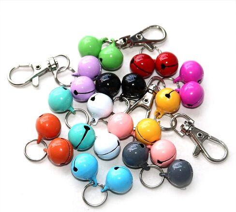 أجراس طوق القطط من rypet (24 حزمة)، أقوى وأعلى أجراس طوق الكلب، دلايات ساحرة لتدريب الجرس على طوق قلادة للكلاب والقطط الأليفة in Kuwait