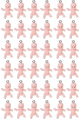 Cute Doll Pendant Multicolor Baby Shape Charms for Earrings Necklace Bracelet DIY Jewelry Making in Kuwait