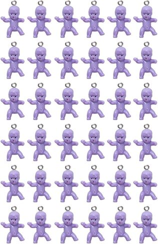 Cute Doll Pendant Multicolor Baby Shape Charms for Earrings Necklace Bracelet DIY Jewelry Making in Saudi Arabia