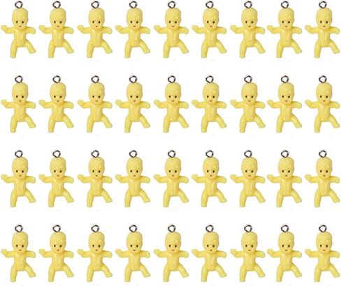 Cute Doll Pendant Multicolor Baby Shape Charms for Earrings Necklace Bracelet DIY Jewelry Making in Kuwait