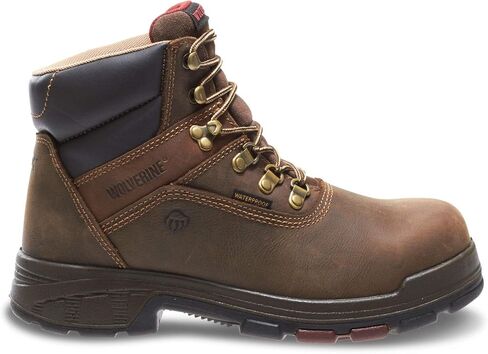 WOLVERINE BOOTS Men's, Cabor 6 inch Composite Toe Waterproof Boots Coffee in Saudi Arabia
