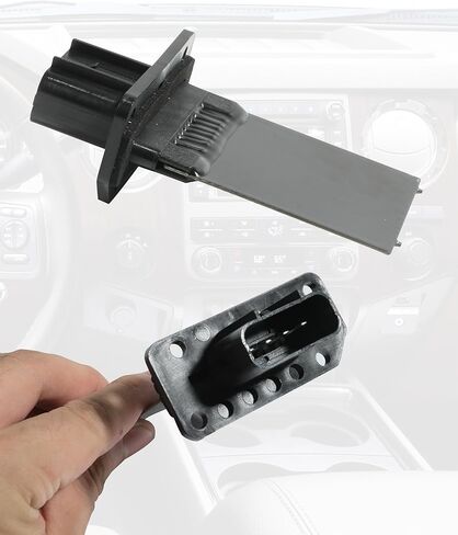 3F2Z-18591-AA مقاوم محرك منفاخ HVAC، مقاوم محرك منفاخ التحكم اليدوي الأمامي، مقاوم محرك منفاخ المروحة، متوافق مع F150، F250، F350، يستبدل # YH-1715 DR4080، RU-440، 973444 in Kuwait