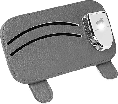 حامل النظارات الشمسية متوافق مع مشبك النظارات الشمسية المنظم من Bronco Sport Sun Visor، حامل النظارات الجلدية in Kuwait