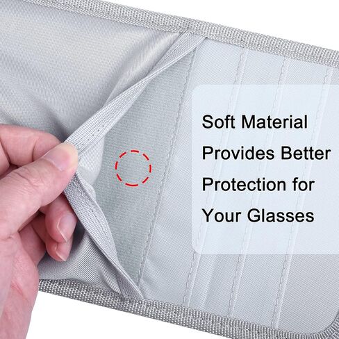 Car Sun Visor Organizer, Auto Storage Pouch with 3 CD Sleeves, Pen Holder, Strap & Pocket for Sunglass, Document, Card -Black in Saudi Arabia