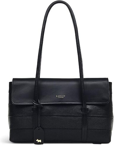 RADLEY London - Farringdon - مخطط - حقيبة كتف نسائية جلدية متوسطة الحجم - محفظة متوسطة الحجم in Saudi Arabia