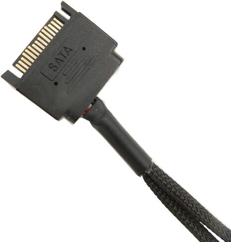 2PCS SATA كابل الطاقة محور مروحة التبريد SATA 1 إلى 2 3 دبوس / 4 دبوس PMW 12V PC حالة مروحة كابل محول الطاقة، موصل PWM إلى 15 دبوس SATA الكمبيوتر برودة مروحة التبريد الفاصل Y كابل الطاقة in Kuwait