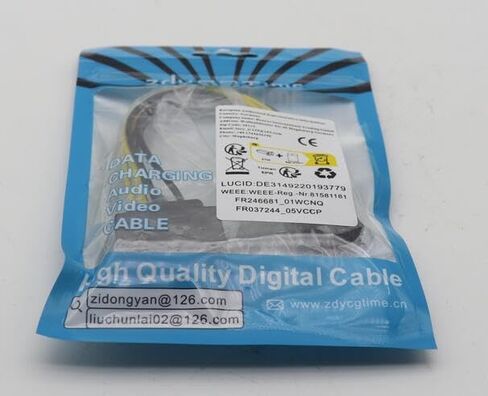 zdyCGTime 6 بوصة 6 دبوس PCI إلى 15Pin SATA Power Splitter Express Video Card محول كابل الطاقة in Kuwait